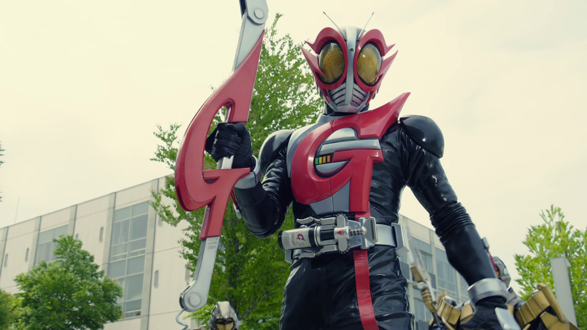 Screenshot from the Kamen Rider G special