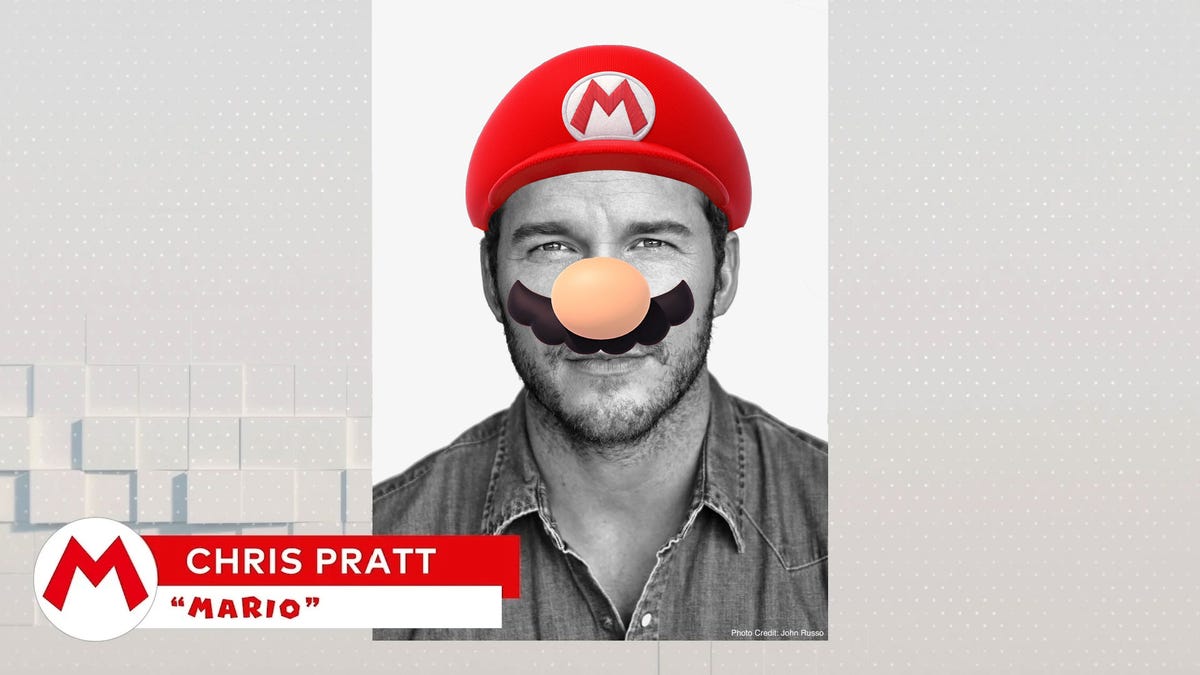 Chris Pratt as Super Mario