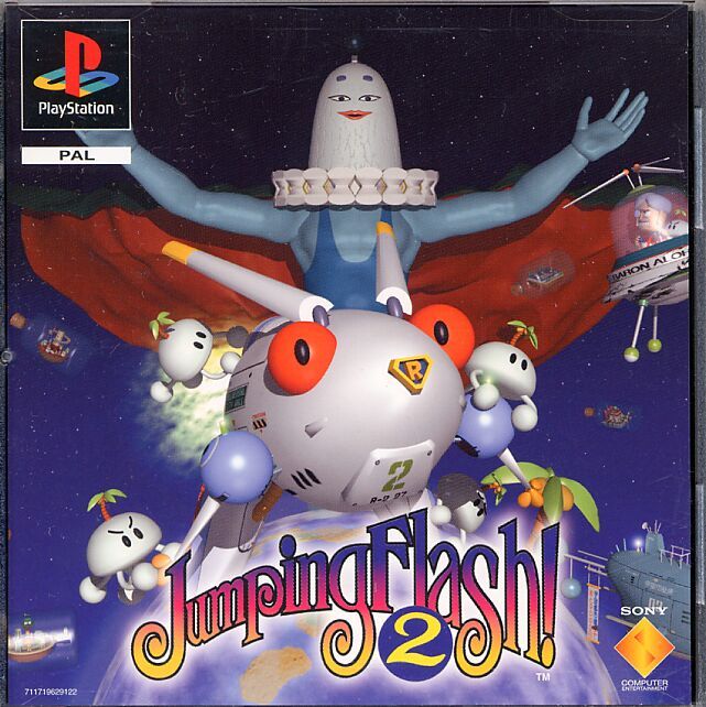 PAL Region Box art for Jumping Flash! 2