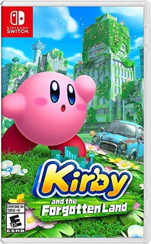 The box for Kirby and the Forgotten Land