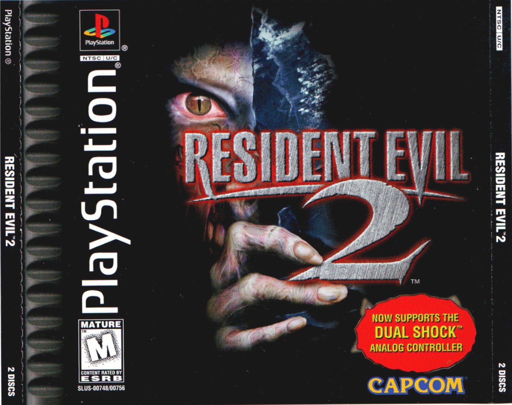 Resident Evil 2's PS1 Box art