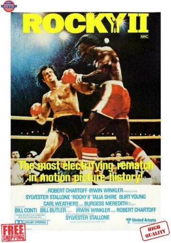 The poster ad for Rocky II