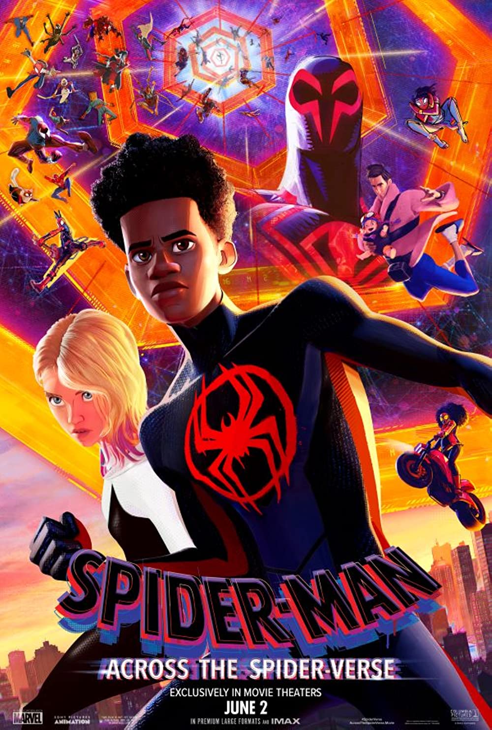 The poster ad for Spider-Man: Across the Spider-Verse