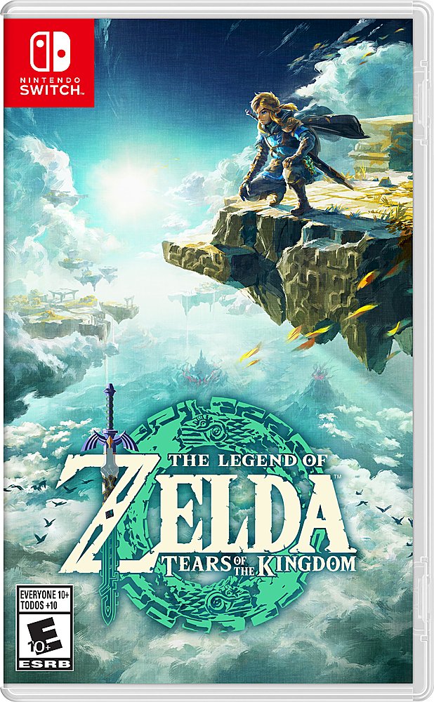 The box art to The Legend of Zelda: Tears of the Kingdom