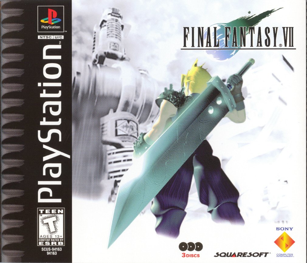 Final Fantasy VII's PS1 Cover